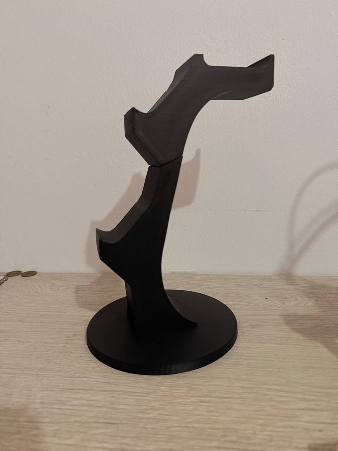 Soporte para audífonos negro